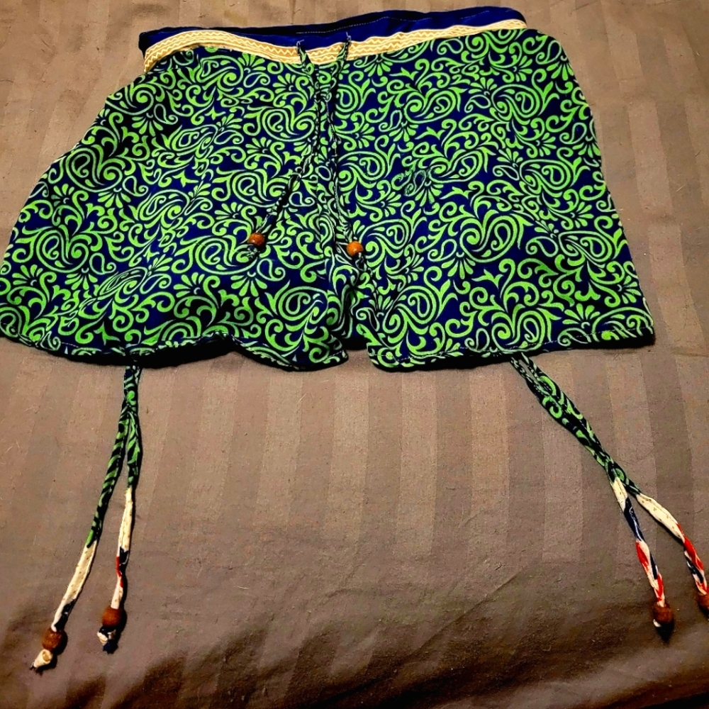 How Bazaar - Silk Boho Shorts